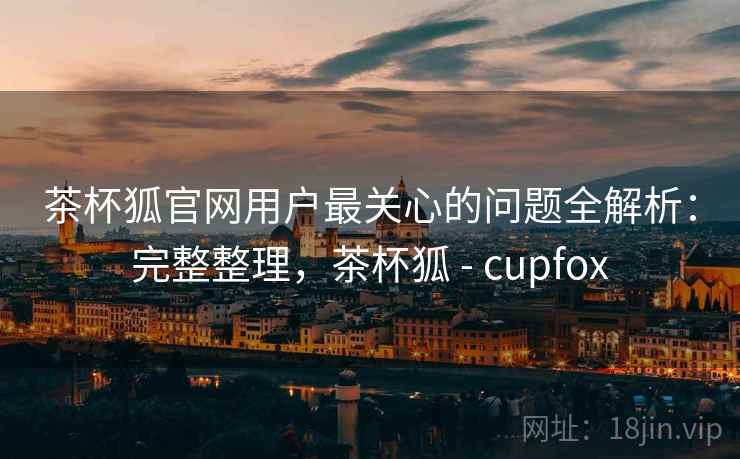 茶杯狐官网用户最关心的问题全解析：完整整理，茶杯狐 - cupfox
